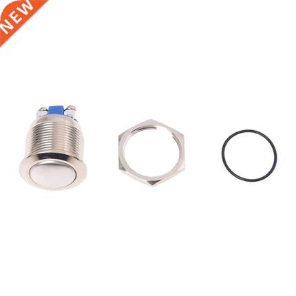 3A/ 3V-250V Push Button Switch 19 mm Nickel-plated Brass