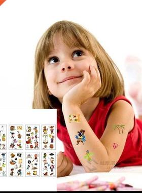 Behogar 10 Sheets Waterproof Pirate Theme Temporary Tattoo B