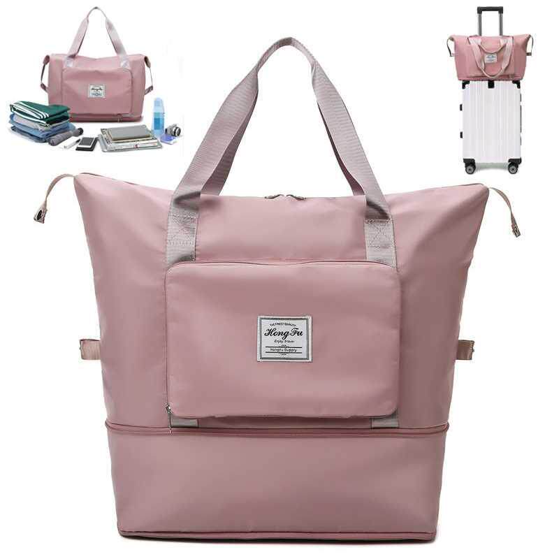 Large Capacity Folding Travel ags Waterproof Luggage Tote H图片