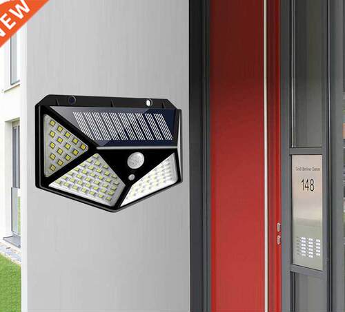 100 LED ip65 Solar Light Outdoor Solar Lamp PIR Motion Senso