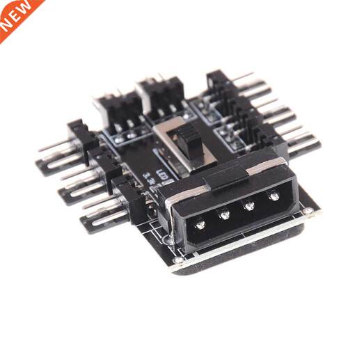 2 Level Speed Control PC Computer IDE Molex 1 to 8 Way Split