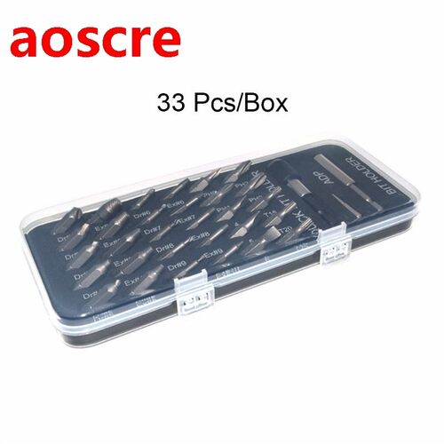33pcs/set Damaged Screw Extractor Remove Broken Bolt Stud Re