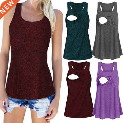 Summer Maternity Tees Women Pregnant T Shirt Loose Pull-Up T