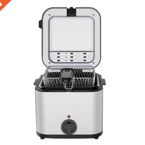 2.5L Stainless Steel Electric Deep Frye With Frying Basket S