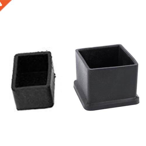 20Pcs Square Rubber Desk Chair Leg Foot Cover Holder Protect