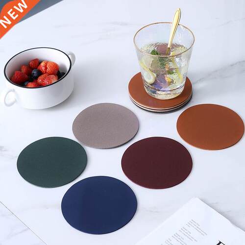2pcs Tea Cup Milk Mug Coffee Cup Coaster Heat-resistant Nons