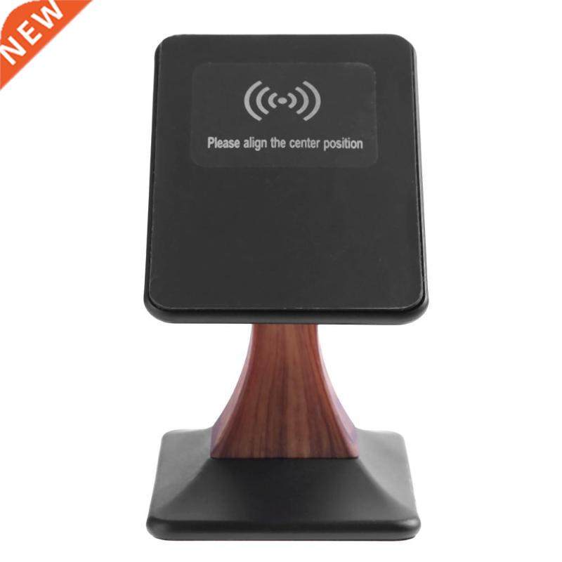180 Degree Rotation Charger Wood Grain Charging Stand Holder