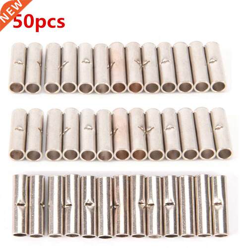 14-16AWG Uninsulated Butt Connectors Crimp Terminals High Qu