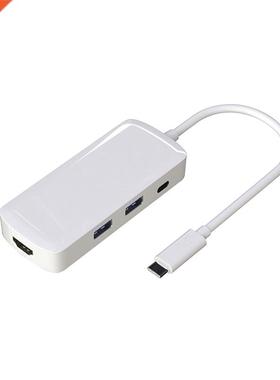 4in1 USB HUB 3.1 Type C to HDMI/2 USB 3.0/Type C Adapter for