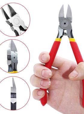 Cutting Pliers Wire Cutter, 6 Inch Precision Side Cutter Hea