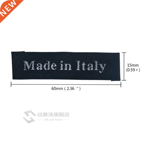 100pcs/lot Italy labels for gart handmade tag made in italy