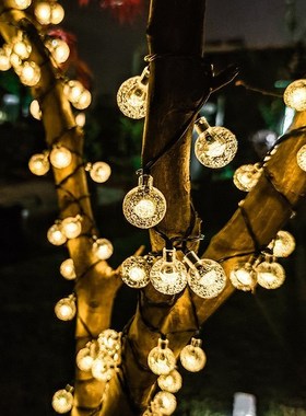 new LED Solar Outdoor Waterproof Lamp Christmas String Light