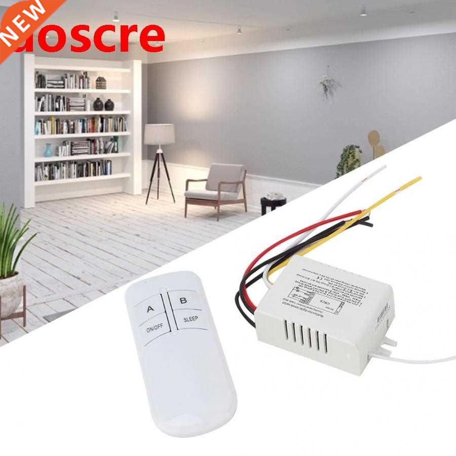 YAM-802 2 Ways ON/OFF 220V Digital Wireless Remote Switch Wa