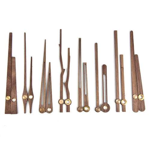 1PC Wooden Pointers DIY Wall Clock Hands 12 inch Clock Needl