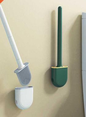 Breathable Toilet Brush Water Leak Proof with Base Silicone