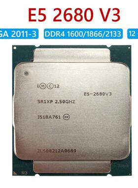 For Intel Xeon E5 2680 V3 12 Core Processor for X99LGA 2011-