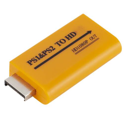 New HD 1080P PS1/PS2 To HDMI-compatible Converter Adapter Wi