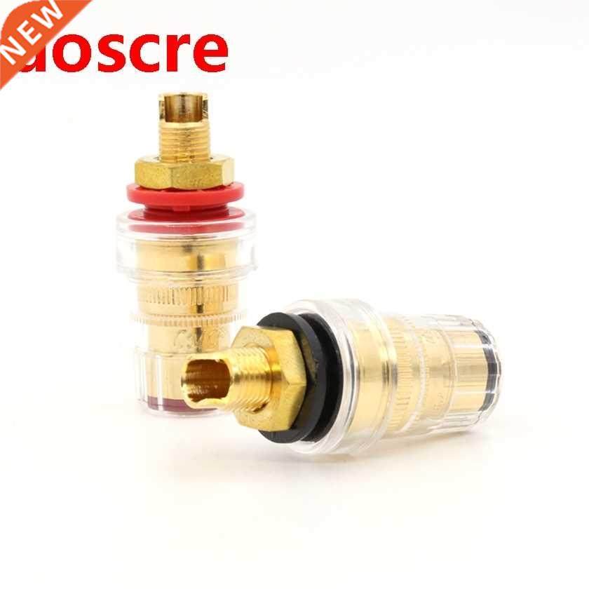 4pcs Gold plated audio Speaker terminals binding post short