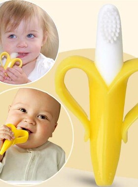 Baby Silicone Training Toothbrush BPA Free Safe Toddler Teet