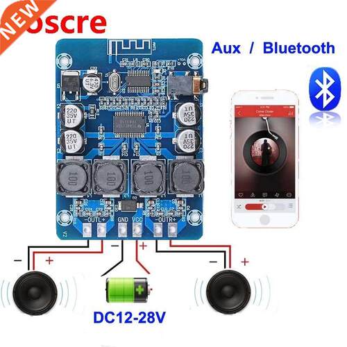2*45W TPA3118 Stereo audio Bluetooth Digital power Amplifier