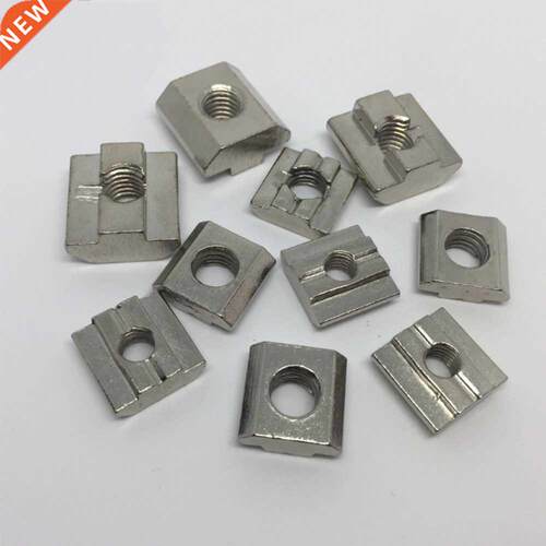 10pcs T Sliding Nut Nickel-Plated Carbon Steel M3/M4/M5/M6/M