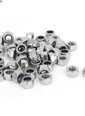 M5 x 0.8mm 304 acier inoxydable Nylock Nylon insérer