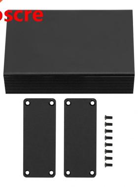 Aluminum Project Box Matte Black Enclosure Case  GPRS Cir