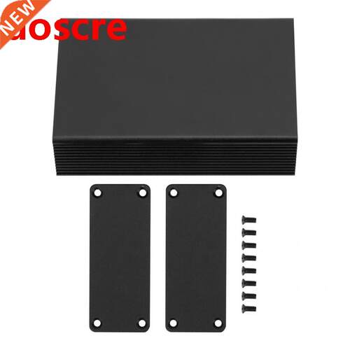 Aluminum Project Box Matte Black Enclosure Case  GPRS Cir