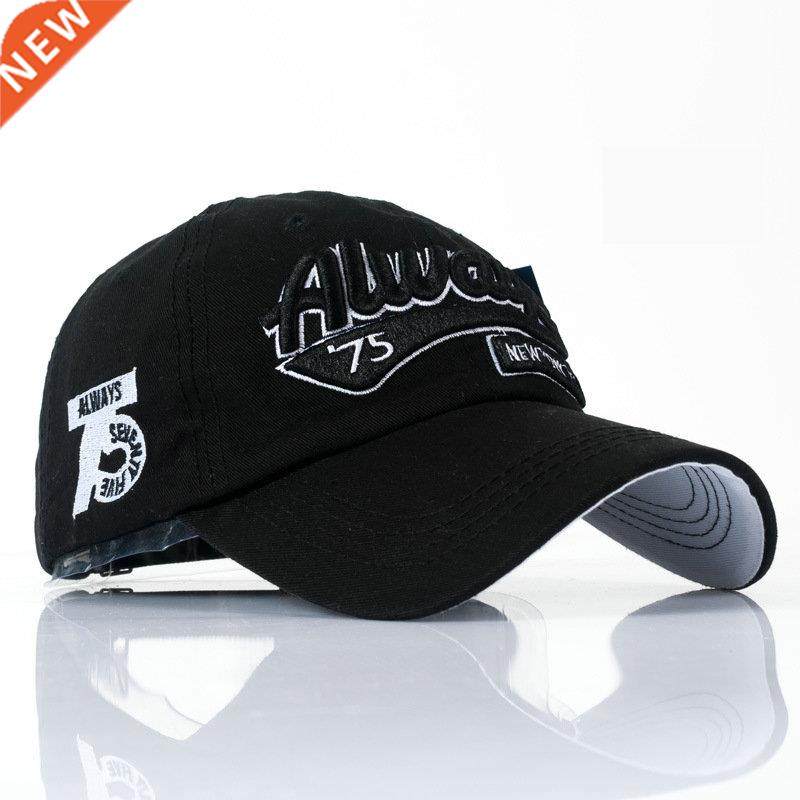 Winter Always 75 Letters Embroidered Baseball Men Cotton Rac