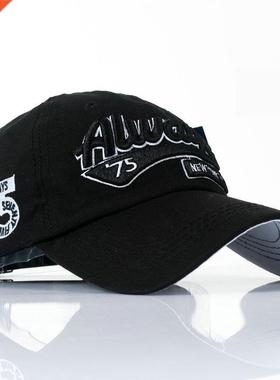 Winter Always 75 Letters Embroidered Baseball Men Cotton Rac