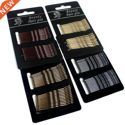 24pcs Hair Clip Ladies Hairpins Girls Hairpin Curly Wavy Gri