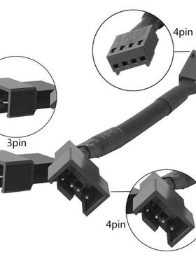 CB-Y4P 4Pin PWM Y Splitter Fan Cable 1x4pin to 2x4pin Expans
