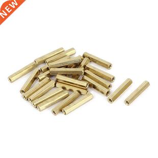 25PZ M4 x 30mm female threaded hexagonal brass pillar spacer