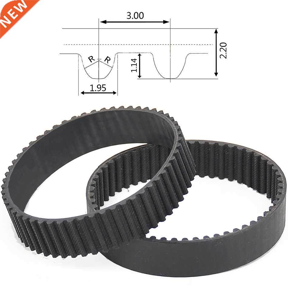 1Pcs S3-573 To S3-783 Black Rubber Close Loop Tiing Belt