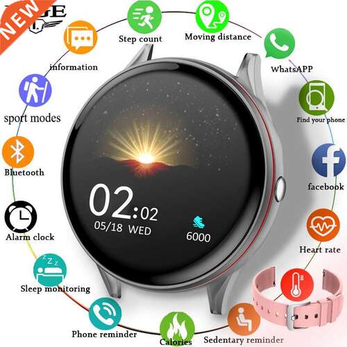 LIGE Full Touch Screen Smart Watch Women's Multifunction