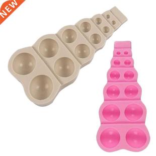 2Pcs Silicone Cake Model Chocolate Fudge Mold Pearl Ball Sha
