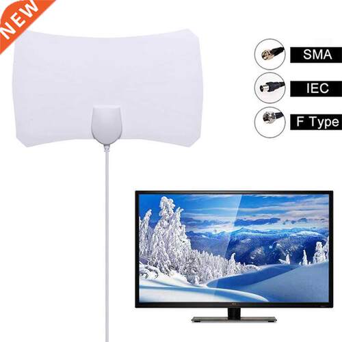 200 Miles Range Indoor Digital HDTV Antenna 25DB 4K 1080P Di