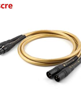 HI-End Yter Hexlink Golden 5-C XLR Interconnect Cable ,Balan