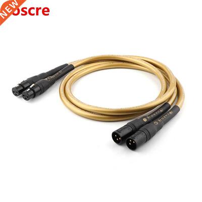 HI-End Yter Hexlink Golden 5-C XLR Interconnect Cable ,Balan