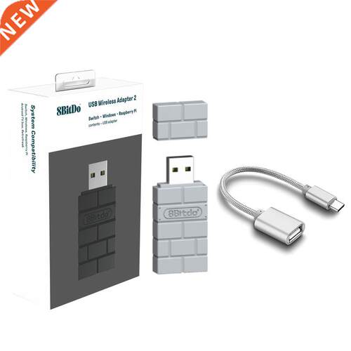 USB Wireless Receiver BT5.0 Gaepad Adapter with OTG Cable f
