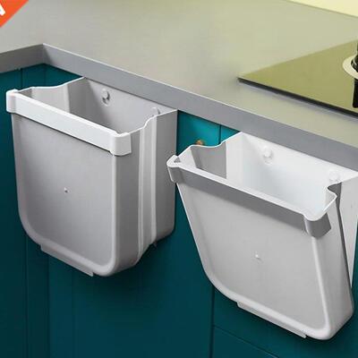 Folding Trash Can Hanging Trash Can Free Punch Garbage Bin f