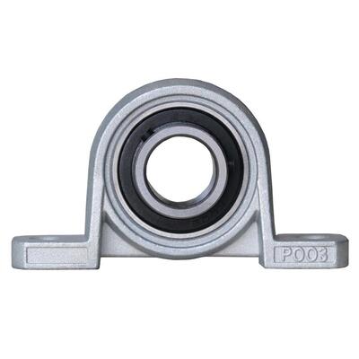 2PCS KP001 12mm Bore Diameter Zinc Alloy Pillow Block Mounte