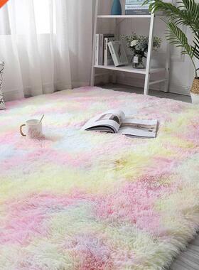 *Colorful Carpets Living Room Soft Fluffy Rug Bedroom Sofa