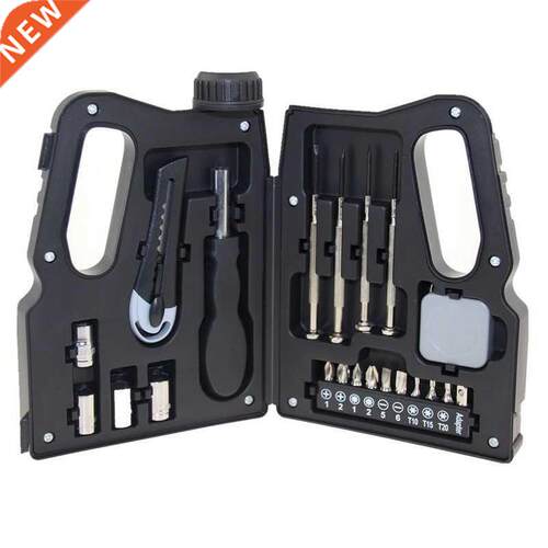 21 in 1 Oil Can Shape Tool Set Household Hand Tool Box Repai