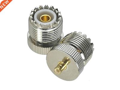 1Pcs MCX Male plug to UHF SO239 Female Jack RF Adapter Conne