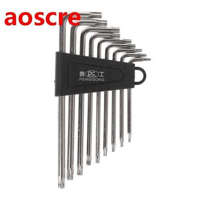9 Pcs Hex Key Wrench Sets Torx L Shape Repair Tool Screwdriv
