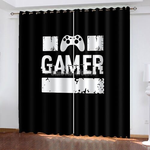 Cartoon Window Curtain for Bedroom Living Room Anime