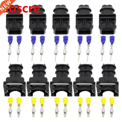 5 Sets 2 Pin AMP JPT Style .5mm Series 2 pin DJ7021B-.5-11