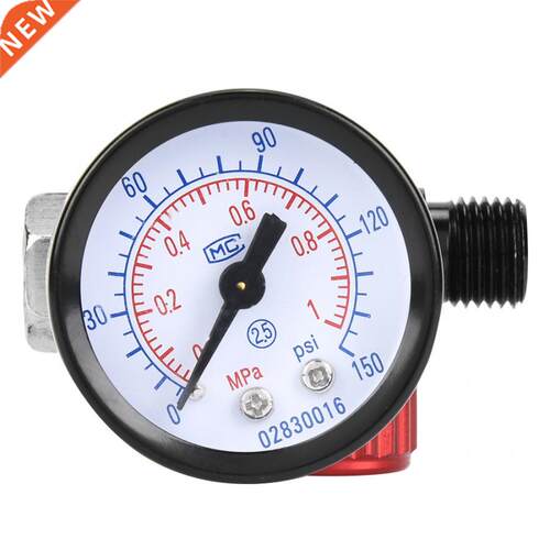 BSP1/4in Pressure Gauge Air Regulator Aluminium Alloy Pressu