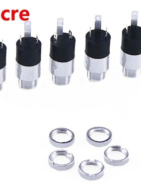 5PCS/LOT PJ392 3.5mm Stereo Female Sockect Jack with Screw 3